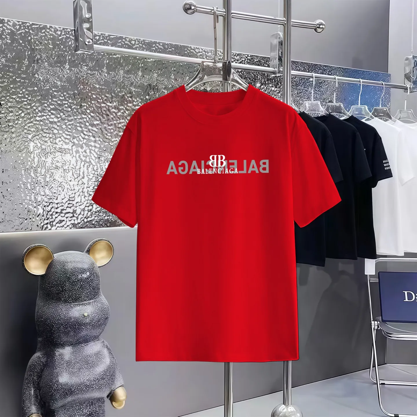 Balenciaga T 1:1 300 1×1 Same Style logo OS 200 ：Black，White， ，Red， Gray Size：XS-L